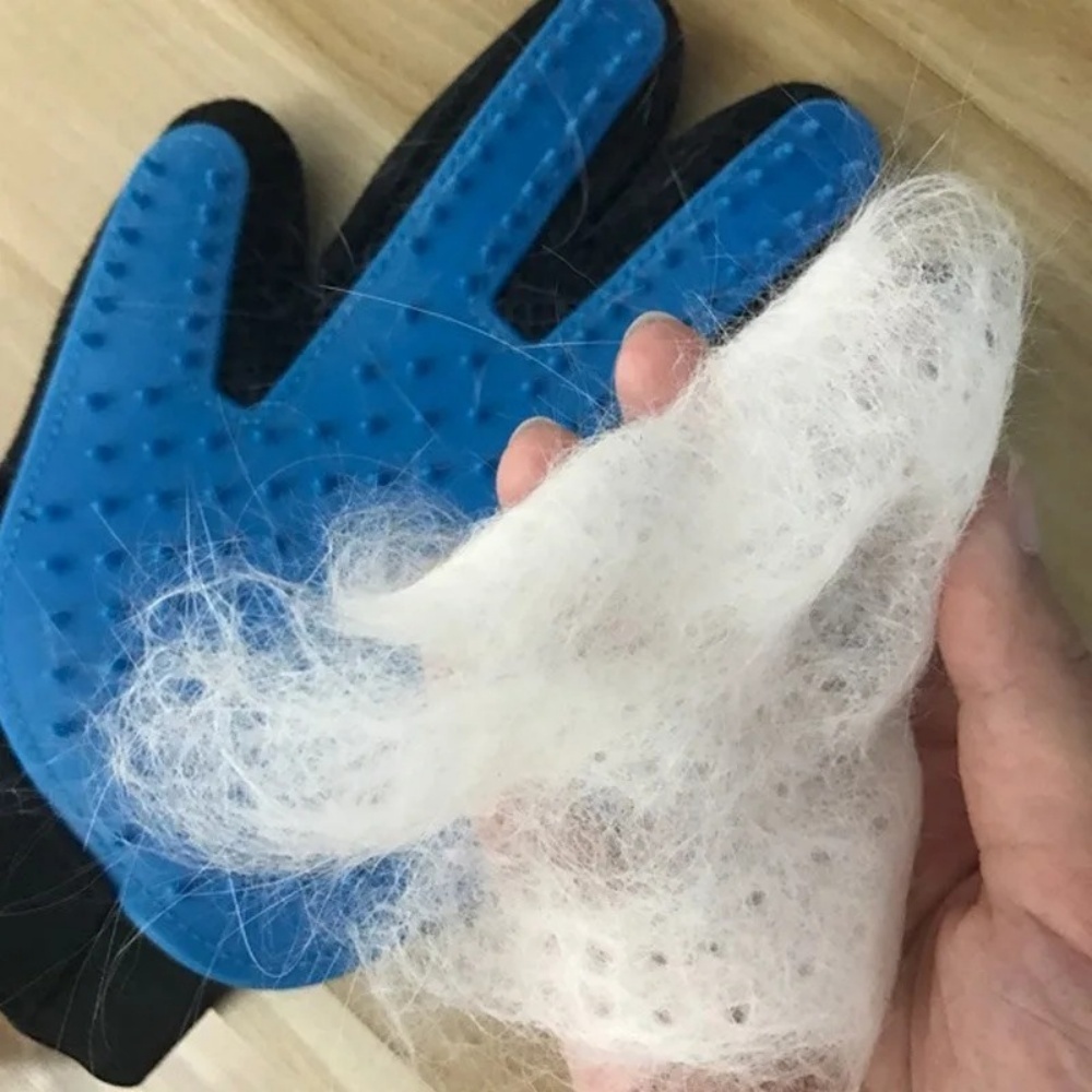 Hair Spa Wellness - ペットグルーミンググローブヘアリムーバーブラシ、猫犬用脱毛マッサージグローブ、ソフトバスヘアクリーニングコーム、優しい脱毛ツール