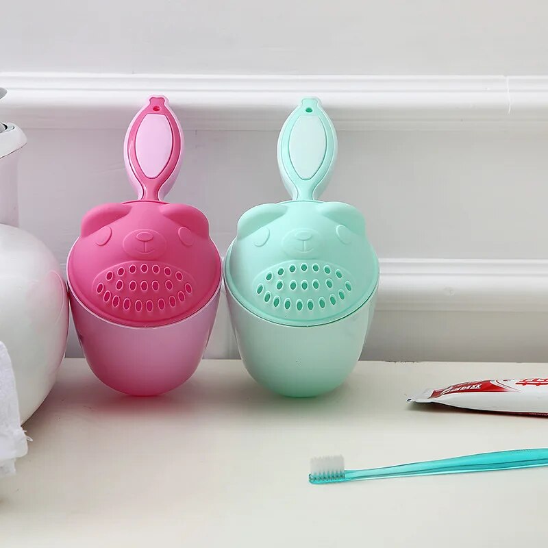 Hair Spa Wellness - ベビーバスキャップ幼児用シャンプーカップ子供用お風呂用バケツキッズシャワースプーン子供用洗髪カップ赤ちゃんの目を守るバスツール