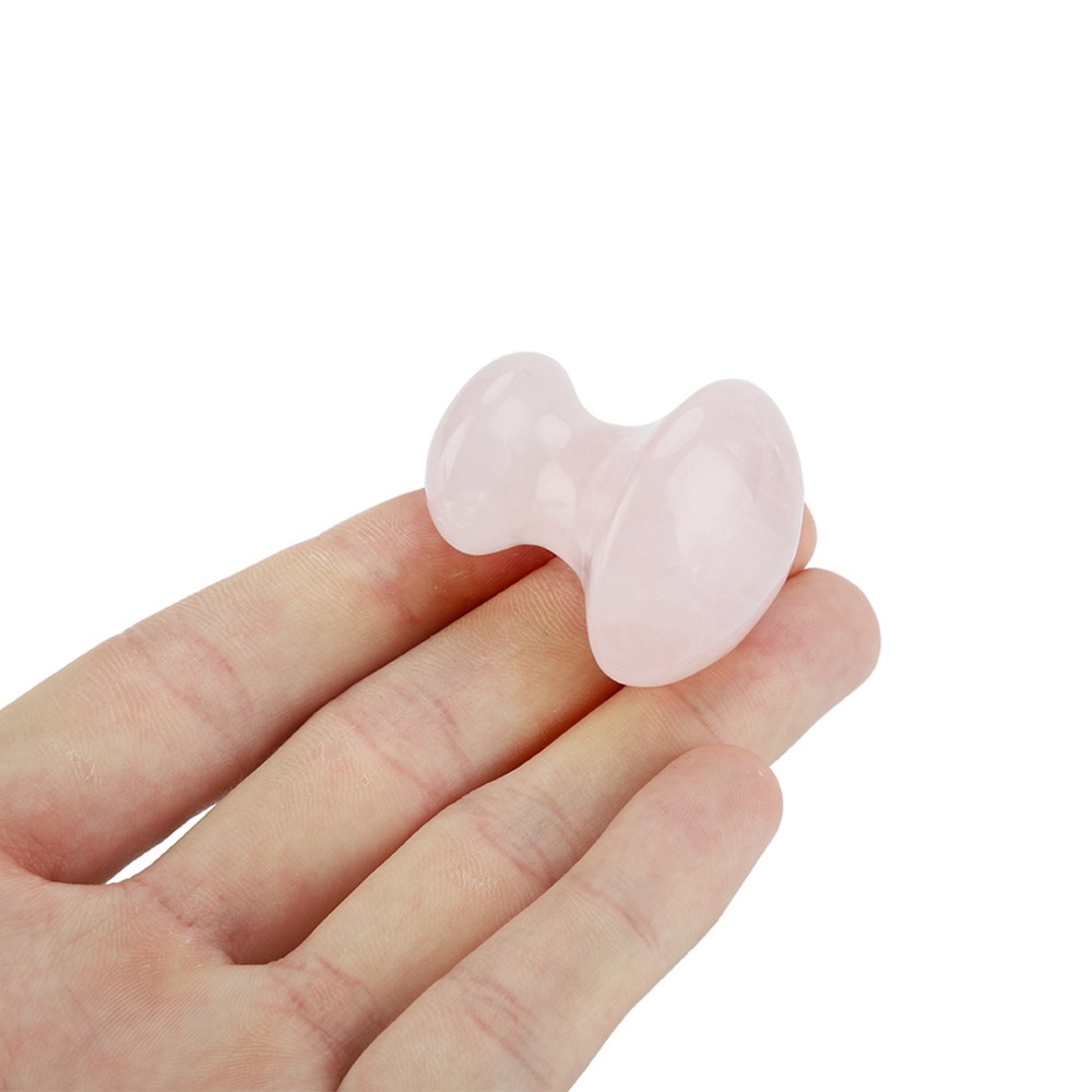 クリスタルローズクォーツマッサージストーン ピンククォーツク - Gua Sha Tool Rose Quartz のレビューと価格