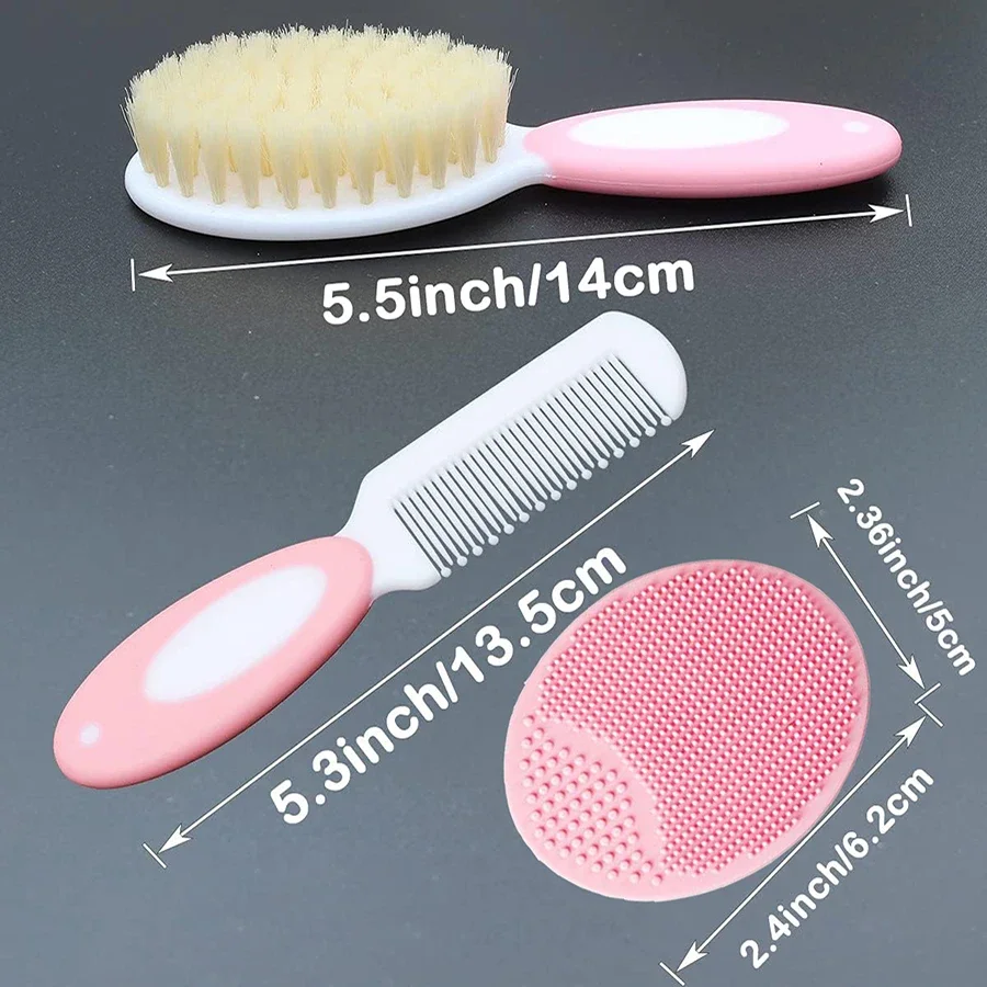 新生児と幼児のためのヘアブラシのセット,柔らかい毛とシリコー - Hair Spa Wellness のレビューと価格