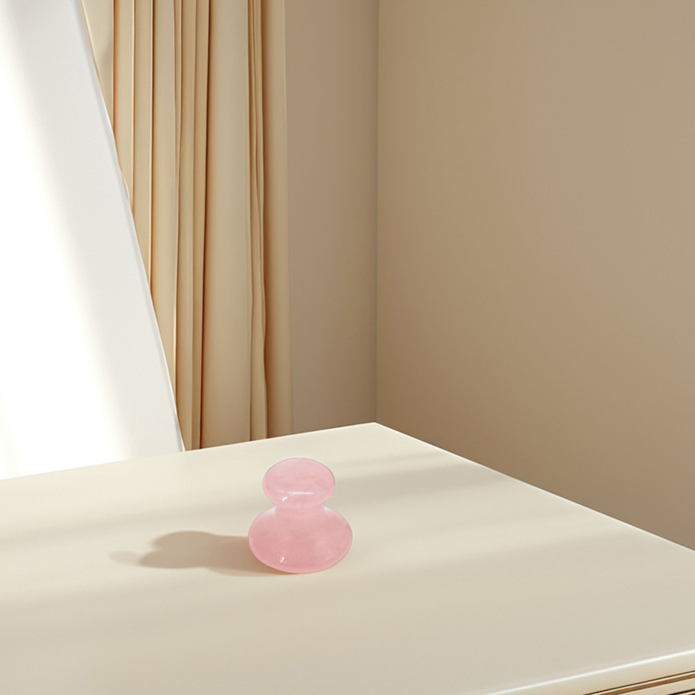 ジェイドローズクォーツ製グアシャフェイシャルマッサージツール - Gua Sha Tool Rose Quartz のレビューと価格
