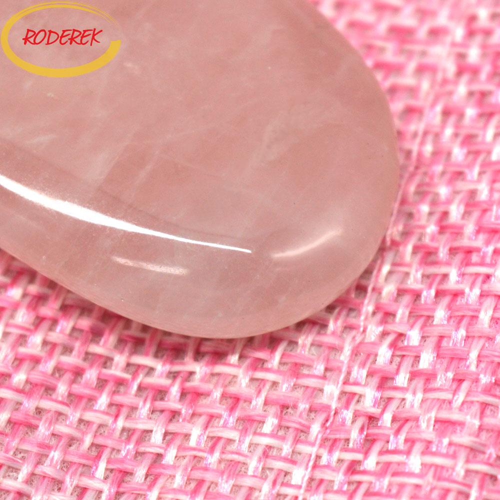 ヒスイ Guasha プレートナチュラルローズクォーツこする - Gua Sha Tool Rose Quartz のレビューと価格