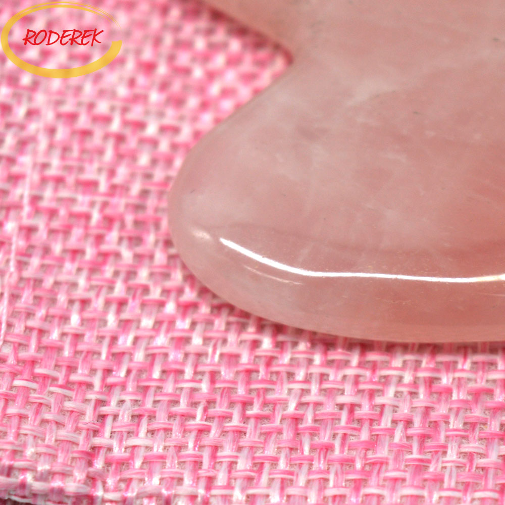 ヒスイ Guasha プレートナチュラルローズクォーツこする - Gua Sha Tool Rose Quartz のレビューと価格
