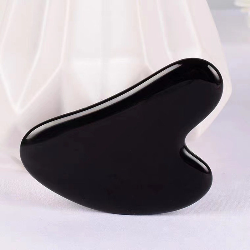 1個入り 新品 ストーン グアシャ マッサージボード 顔用  - Gua Sha Tool Rose Quartz のレビューと価格