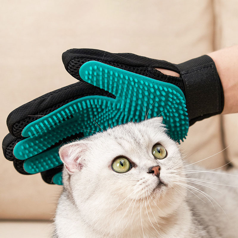 ペットグルーミンググローブ、猫と犬用の優しい毛取りミット、入 - Hair Spa Wellness のレビューと価格