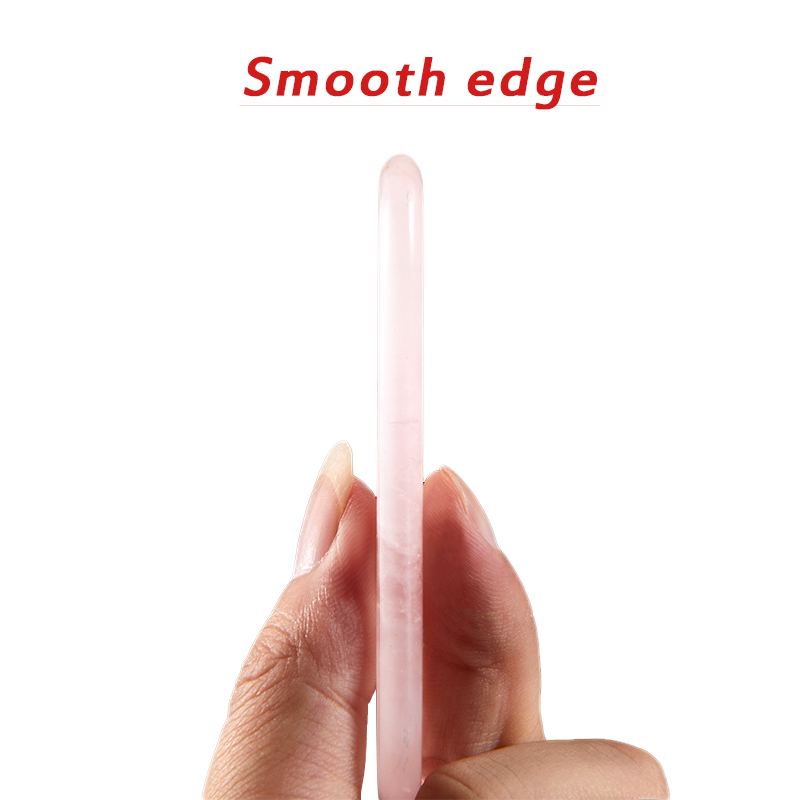 天然石翡翠ガッシュスクレーパーローズクォーツフェイシャルかっ - Gua Sha Tool Rose Quartz のレビューと価格