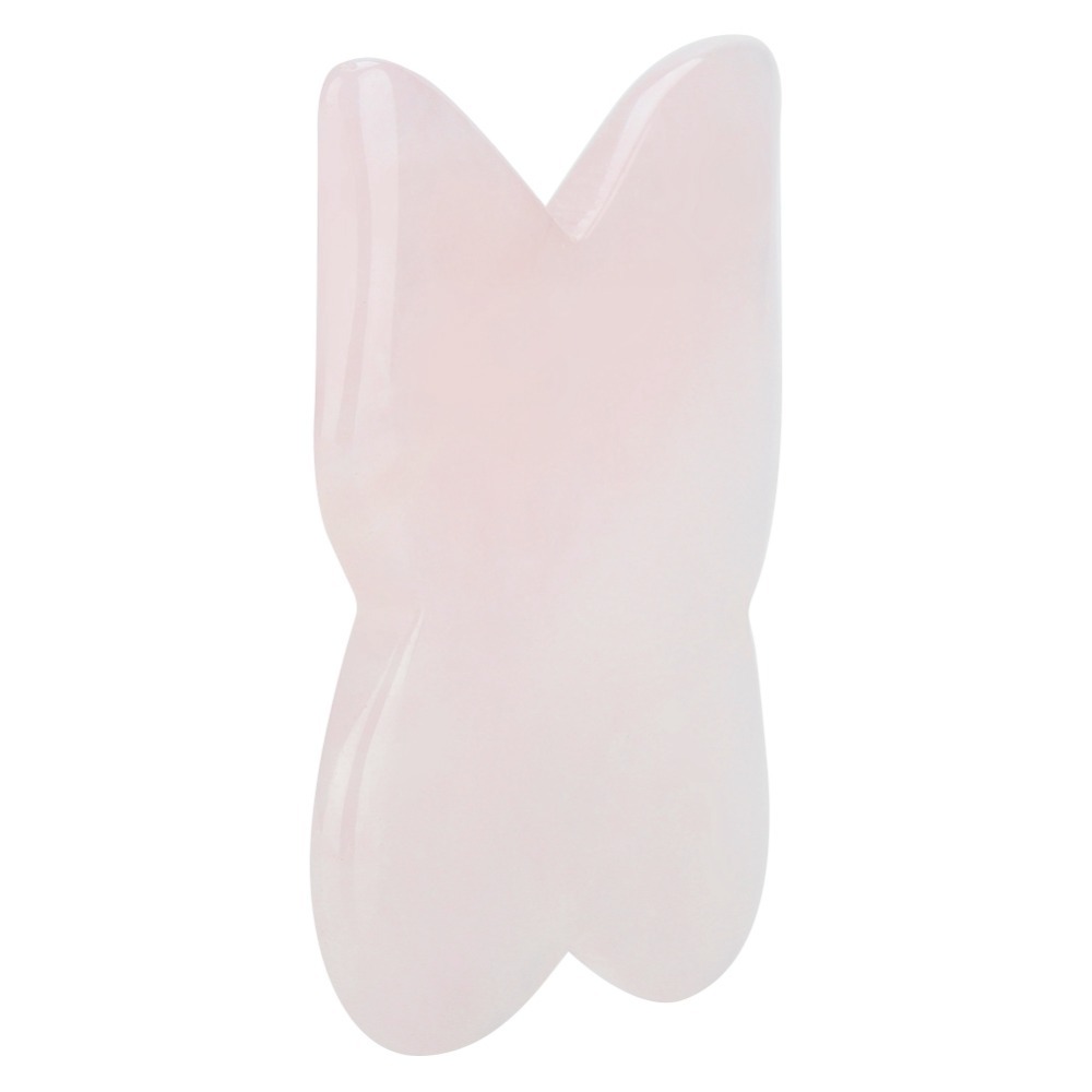 フェイシャルキット ピンクローズクォーツマッサージストーン  - Gua Sha Tool Rose Quartz のレビューと価格