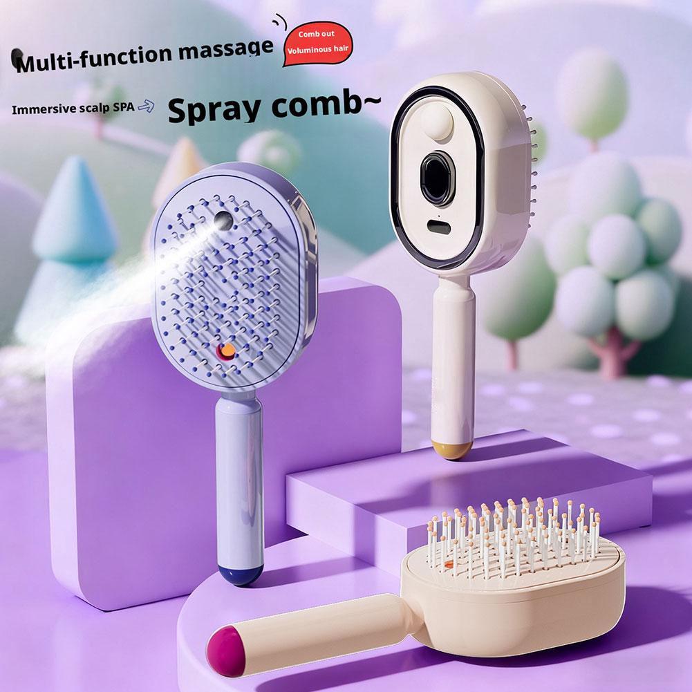 電動スプレーヘアブラシ 充電式ウォータースプレーヘアブラシ  - Hair Spa Wellness のレビューと価格