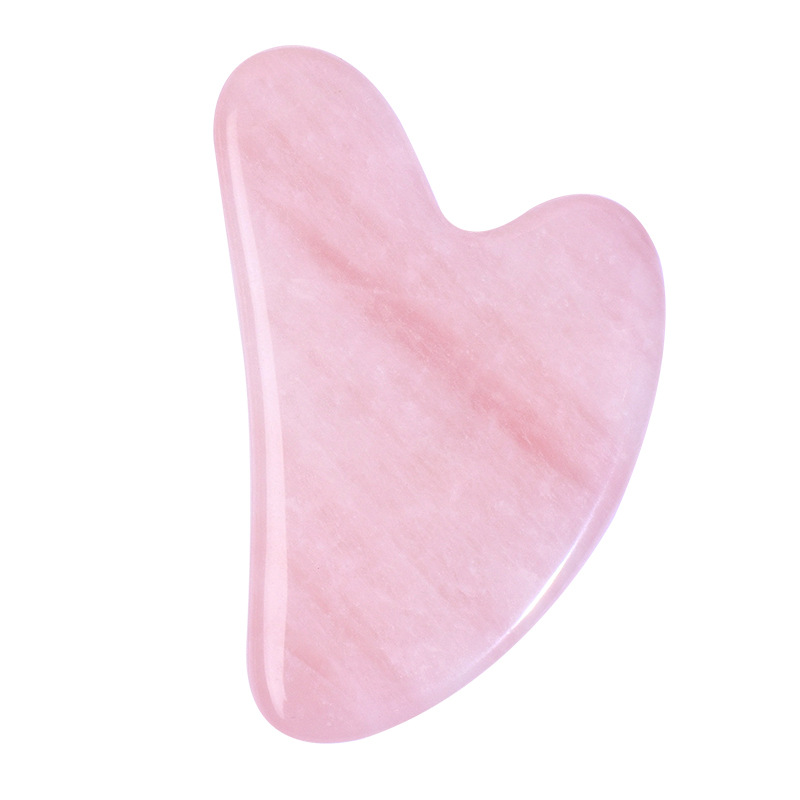 人気沸騰中 A+ ローズクォーツ グアシャツール 天然クリス - Gua Sha Tool Rose Quartz のレビューと価格